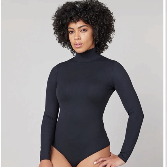 SPANX Tops - SPANX Suit Yourself Turtleneck Thong Bodysuit